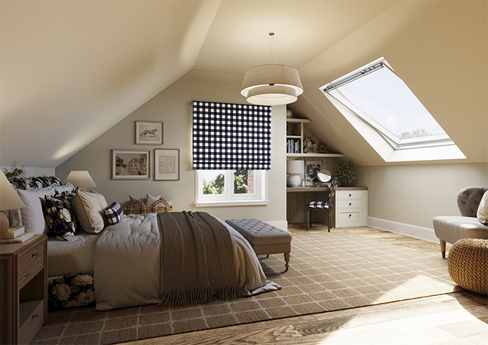 Gingham, Hudds - Roman Blind - Image 6